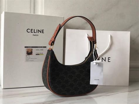 CELINE MINI AVA BAG IN TRIOMPHE CANVAS 